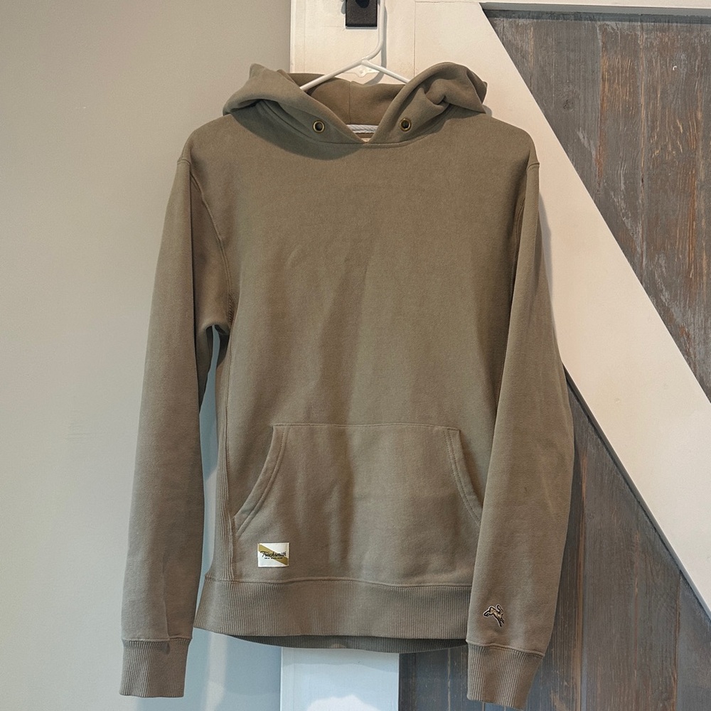 Men's tracksmith hoodie Sweatshirt in driftwood
